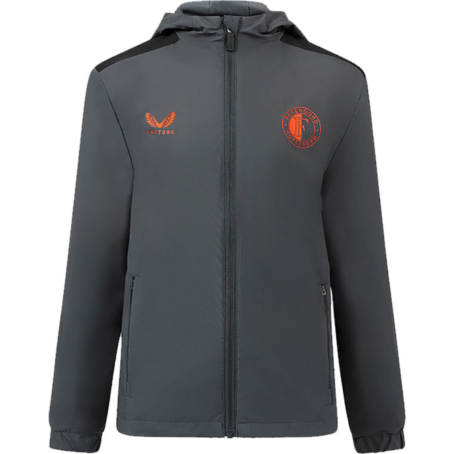 Castore Feyenoord Regenjack Trainingspak Kids