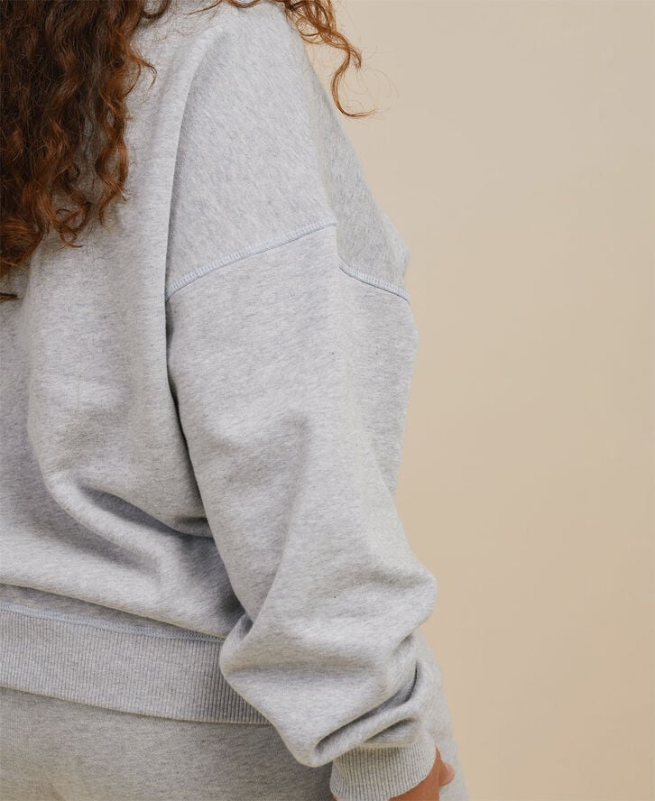 Cartel Copenhagen Avalanche Logo Sweatshirt - Grey Melange Lysegrå