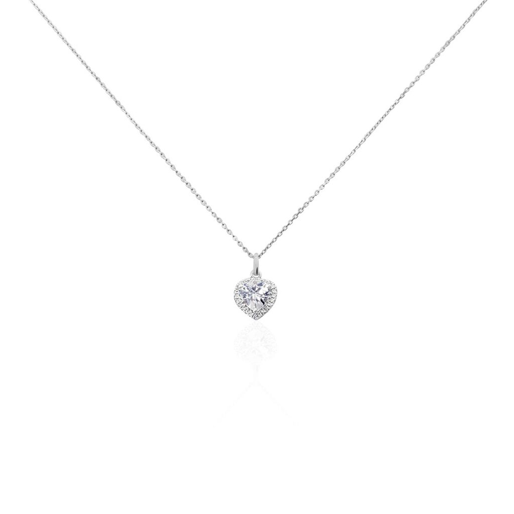 Collier Dari Or Blanc Oxyde De Zirconium