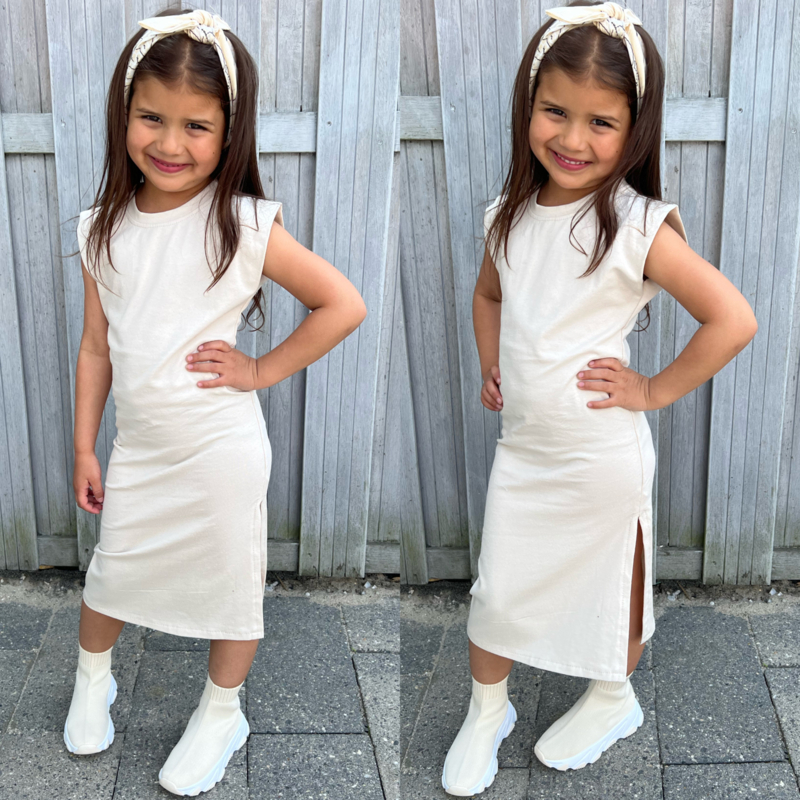 Bandana dress - beige