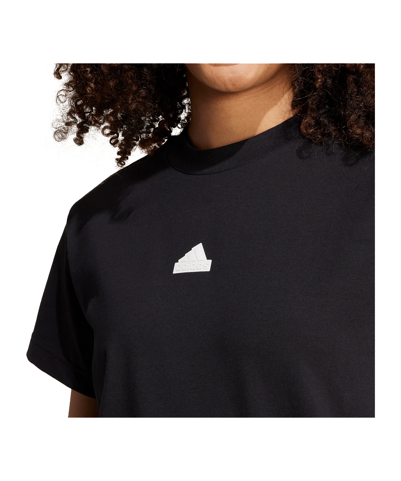 adidas Embroidered T-Shirt Damen Schwarz