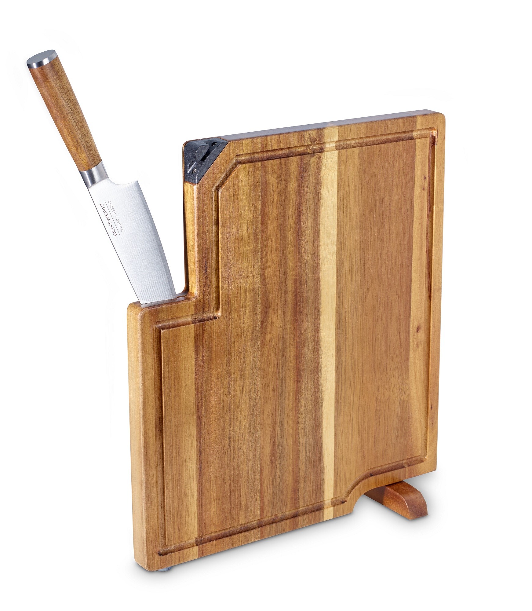 Echtwerk Messer-Set inkl. Schärfer/Kochmesser 3tlg