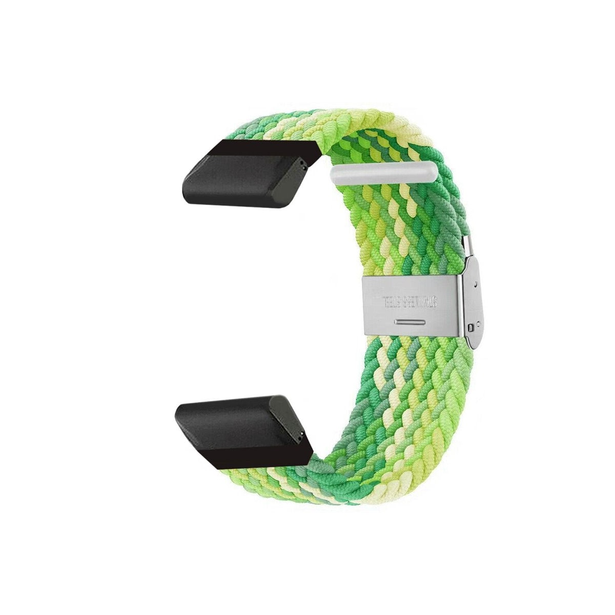 Flettet klokkereim Garmin Fenix 7 Pro - Gradient green