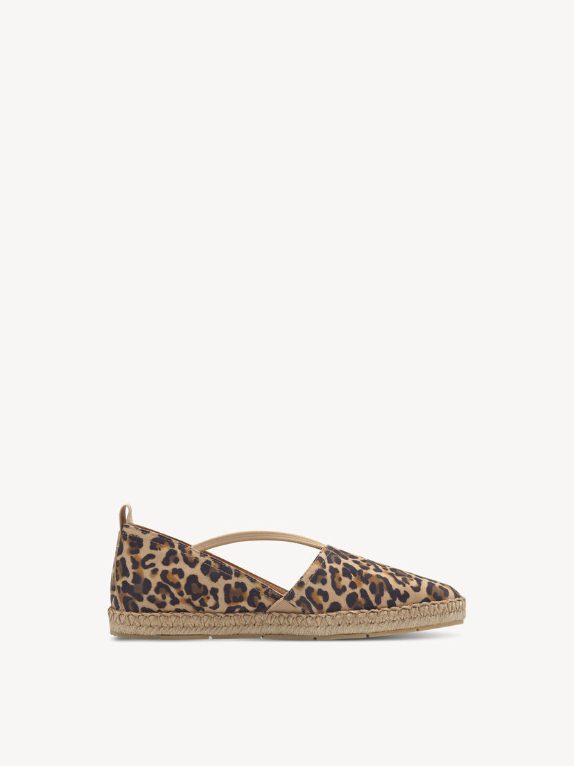 Leren Espadrilles - bruin