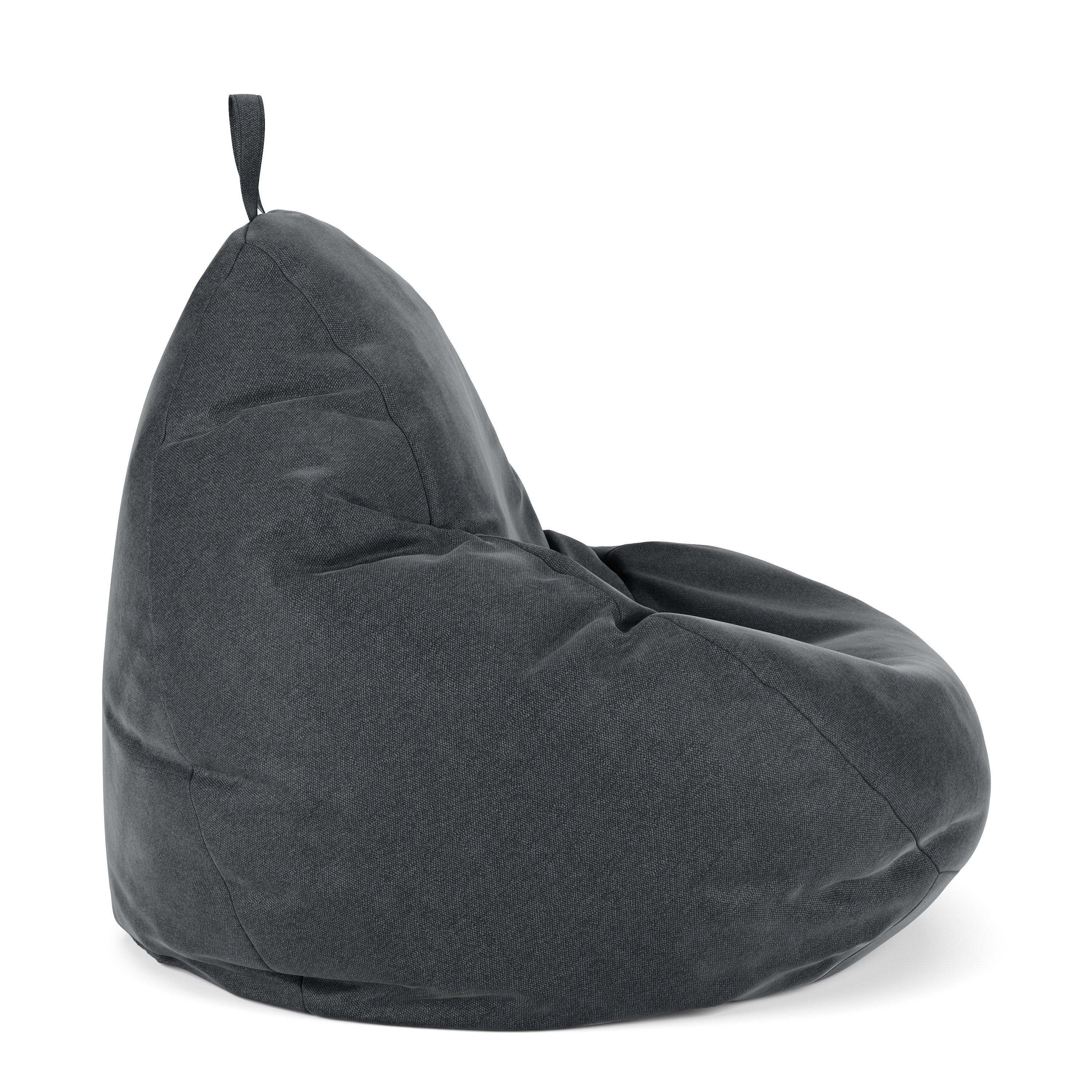 Sitzsack DROP 90 x 110 cm anthrazit