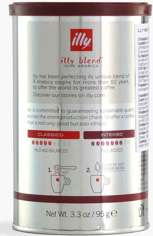 illy - Instant Intenso - Oploskoffie - 95g