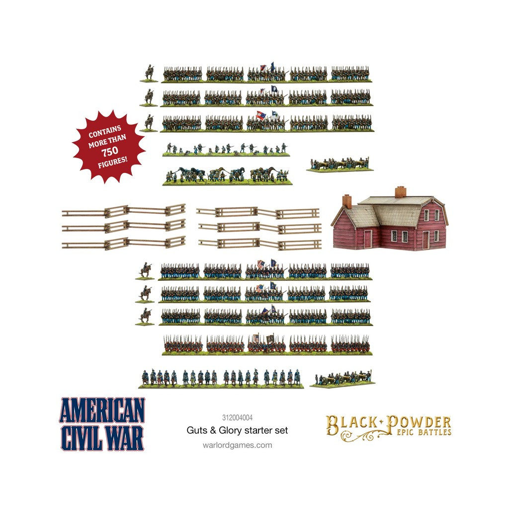 Black Powder Epic Battles: American Civil War - Guts & Glory Starter Set