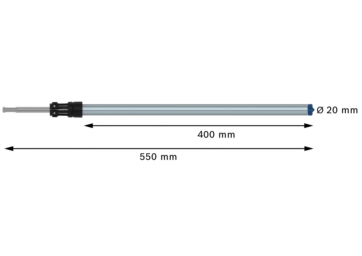 Bosch 2608901620 EXPERT Hamerboor SDS Clean SDS plus-8X - 20x400x550mm