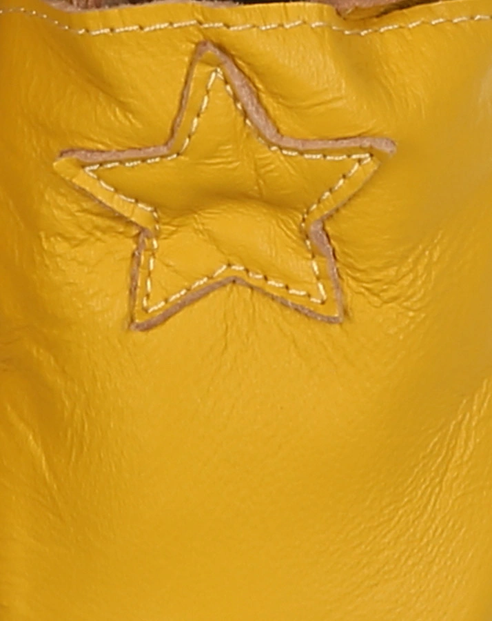 Krabbelschuhe STAR in gelb