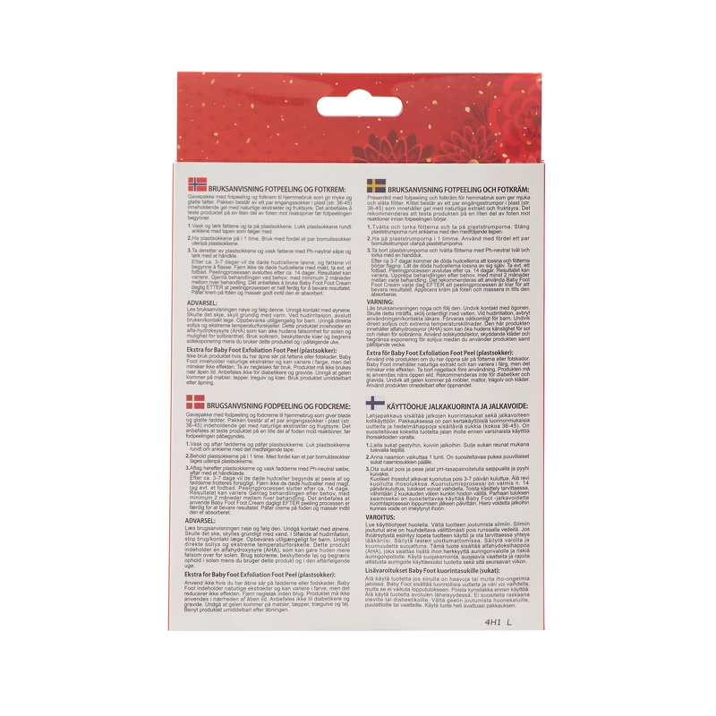 Baby Foot Exfoliation Foot Peel Gift Set (Limited Edition)