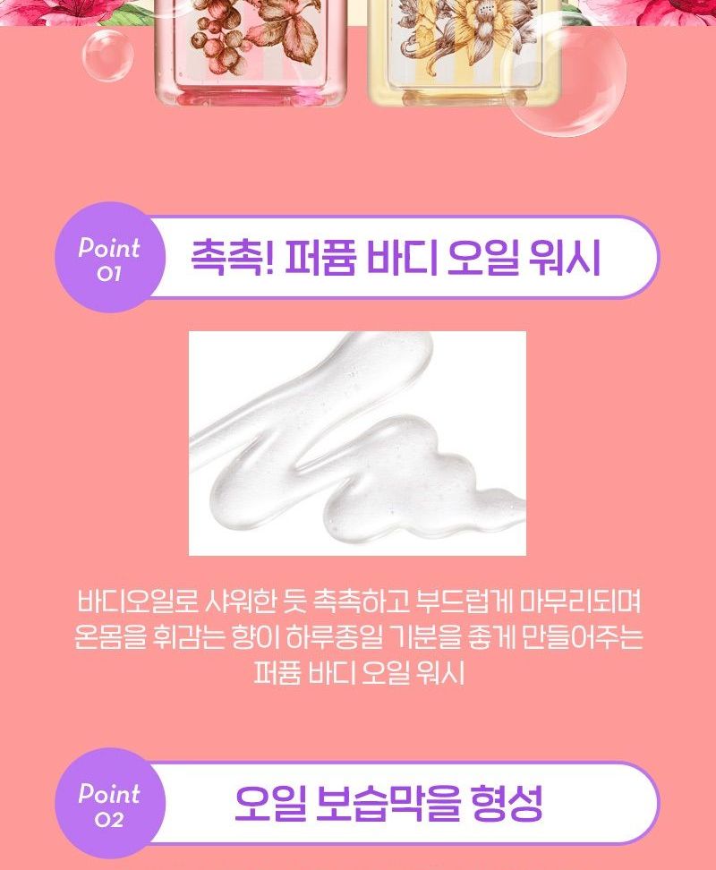 NATURE REPUBLIC - Parfum van Nature Body Oil Wash - 2 soorten