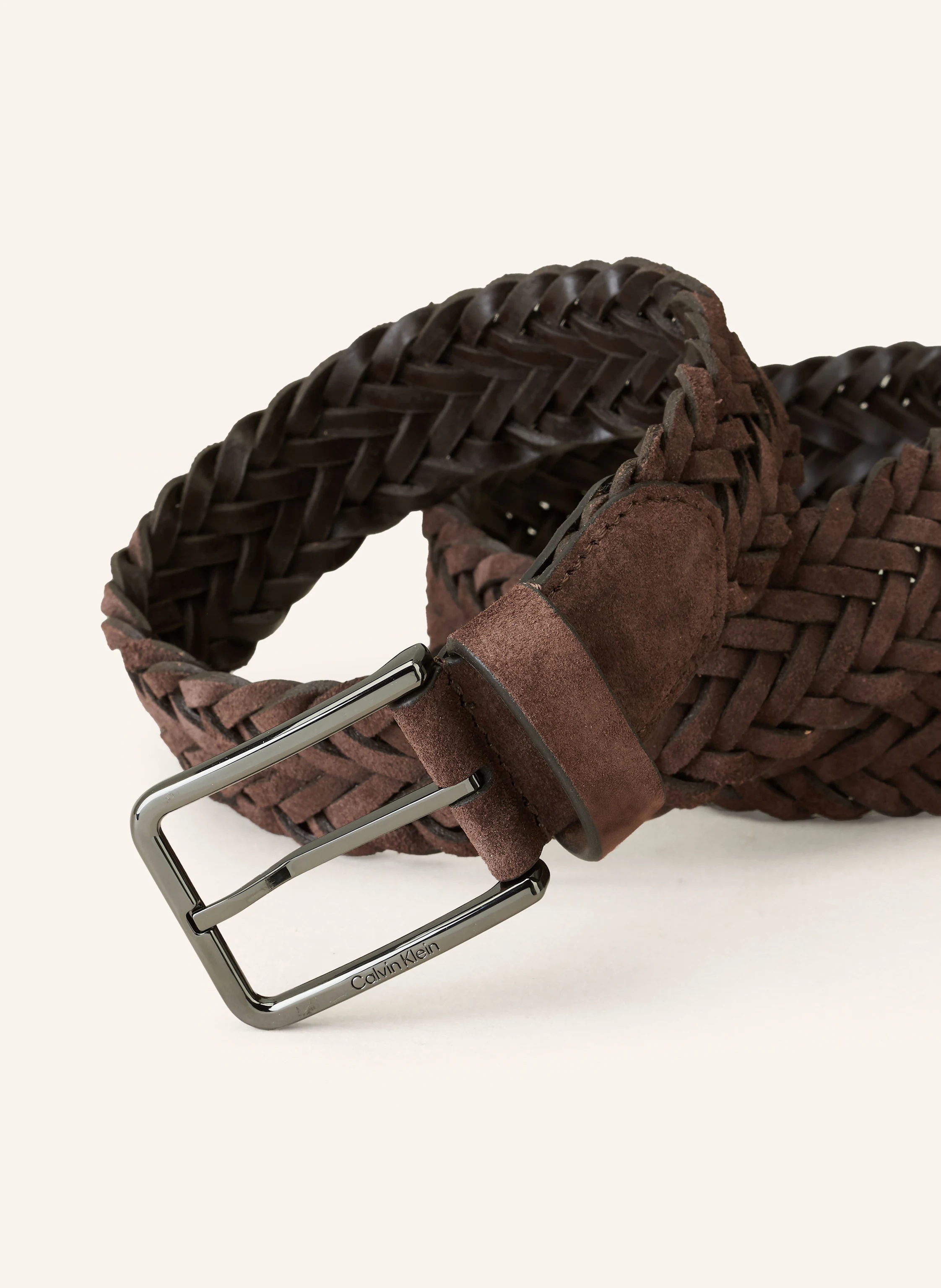 Calvin Klein Flechtgürtel aus Leder