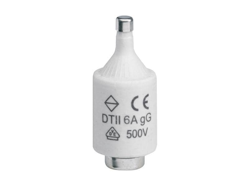 Elektromaterial Schmelzsicherung DII E27 6A 500 V gG 5 Stüc Schmelzsicherung (Sicherung, Träge (T))