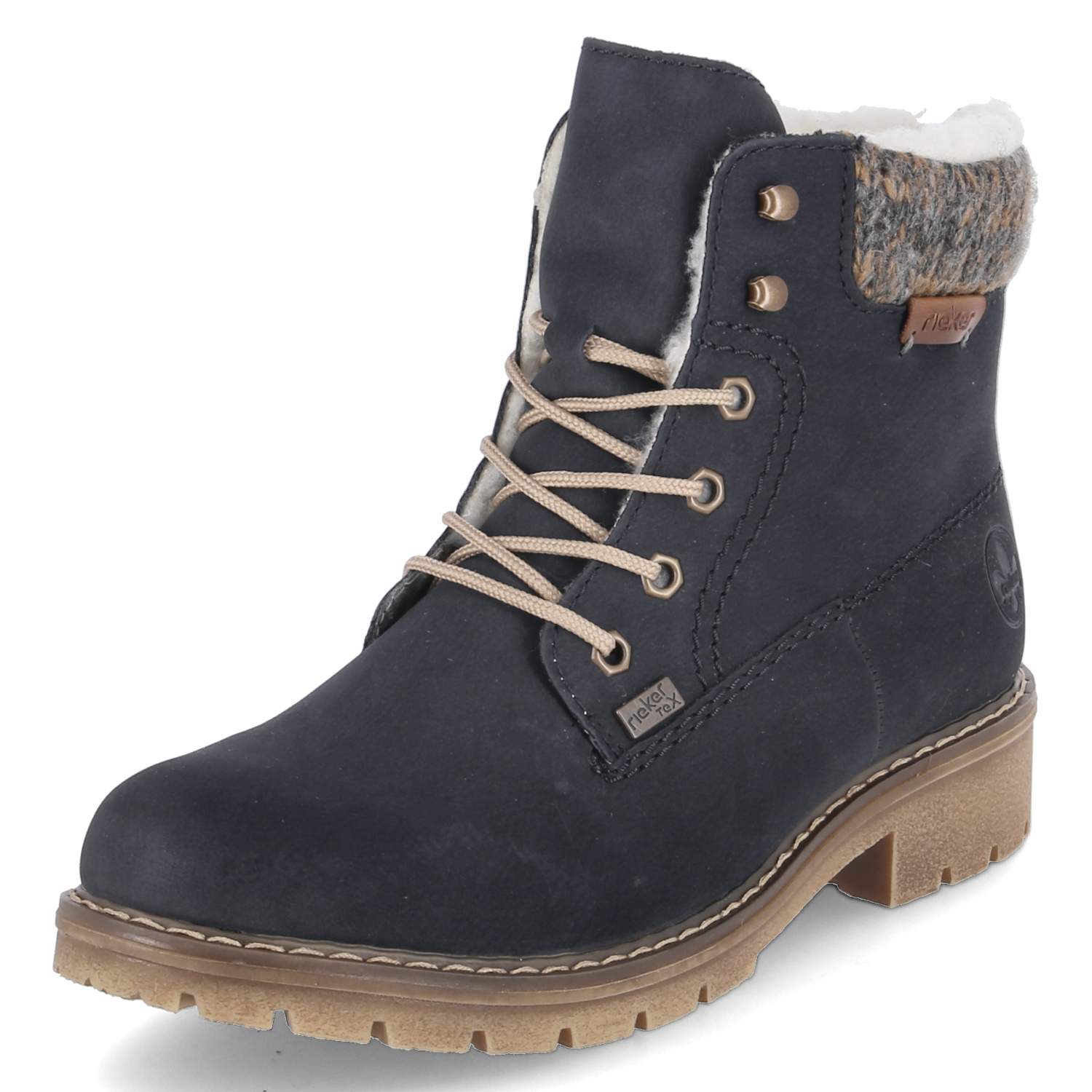Rieker Winterboots - pazifik/mogano/graphit