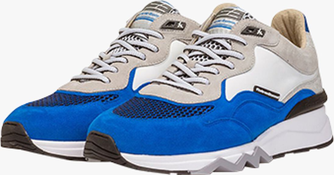 FLORIS VAN BOMMEL blauwe floris van bommel lage sneakers sfm-10136