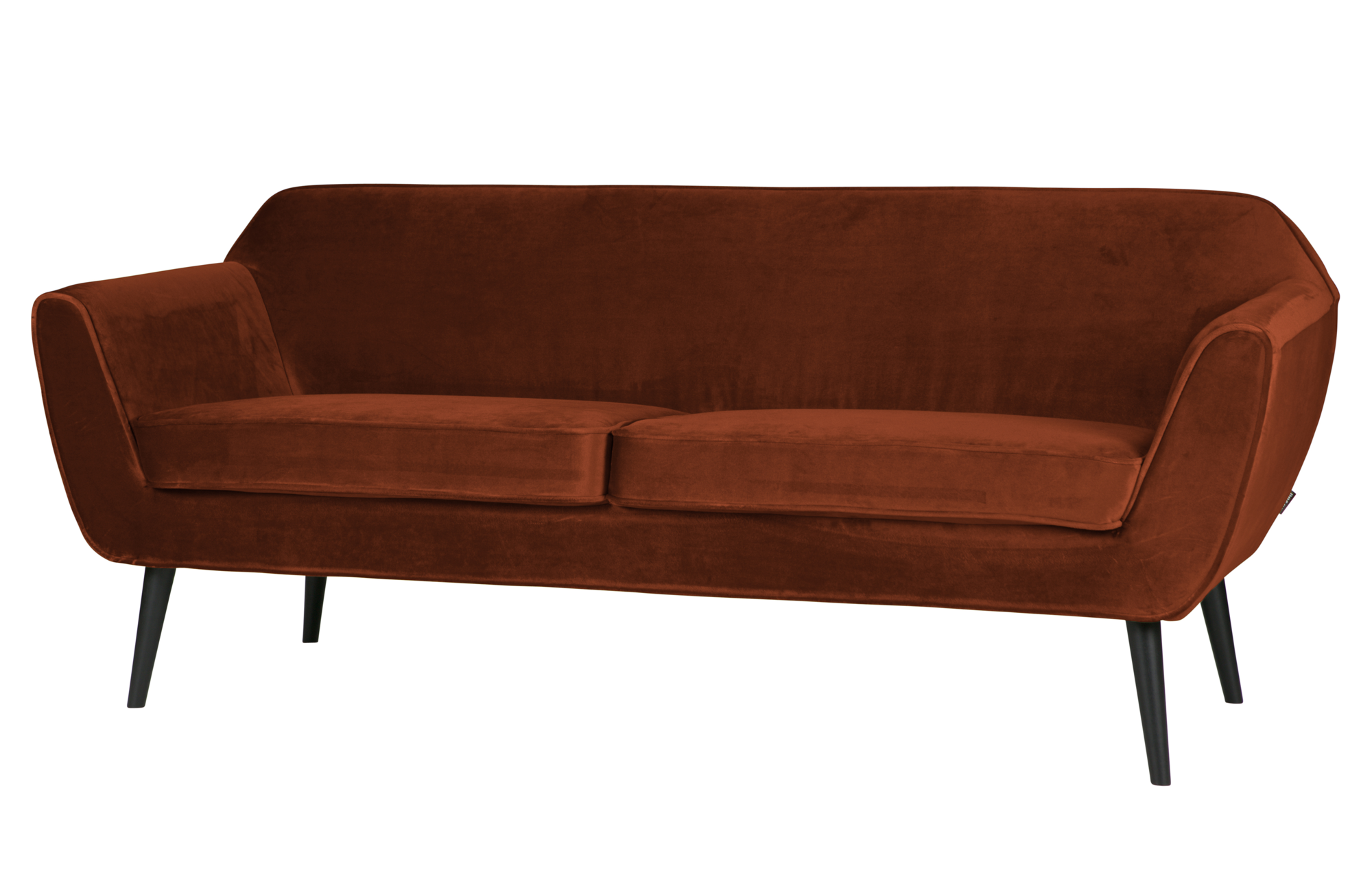 Sofa Rocco fluweel - Roest