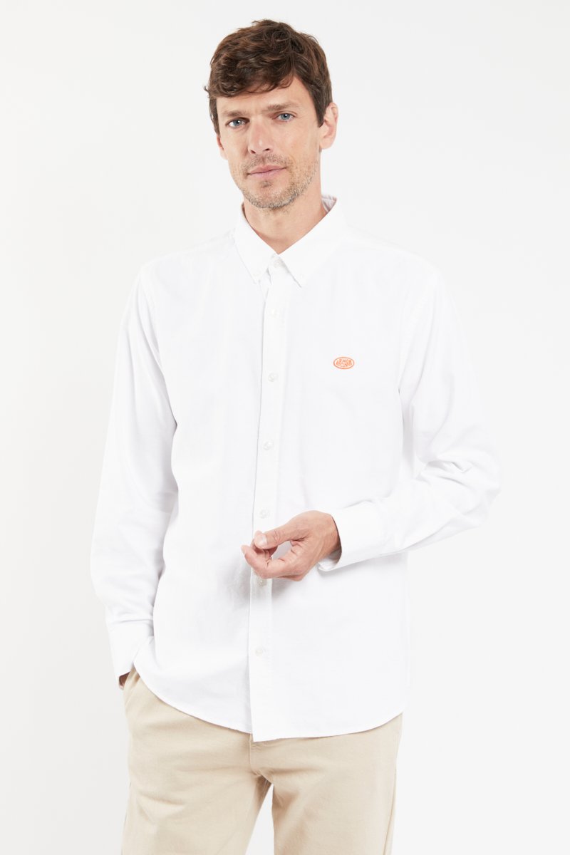 Chemise coupe droite - coton