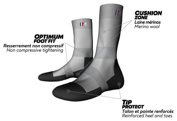 Chaussettes de Randonnée Monnet Trek Confort Gris