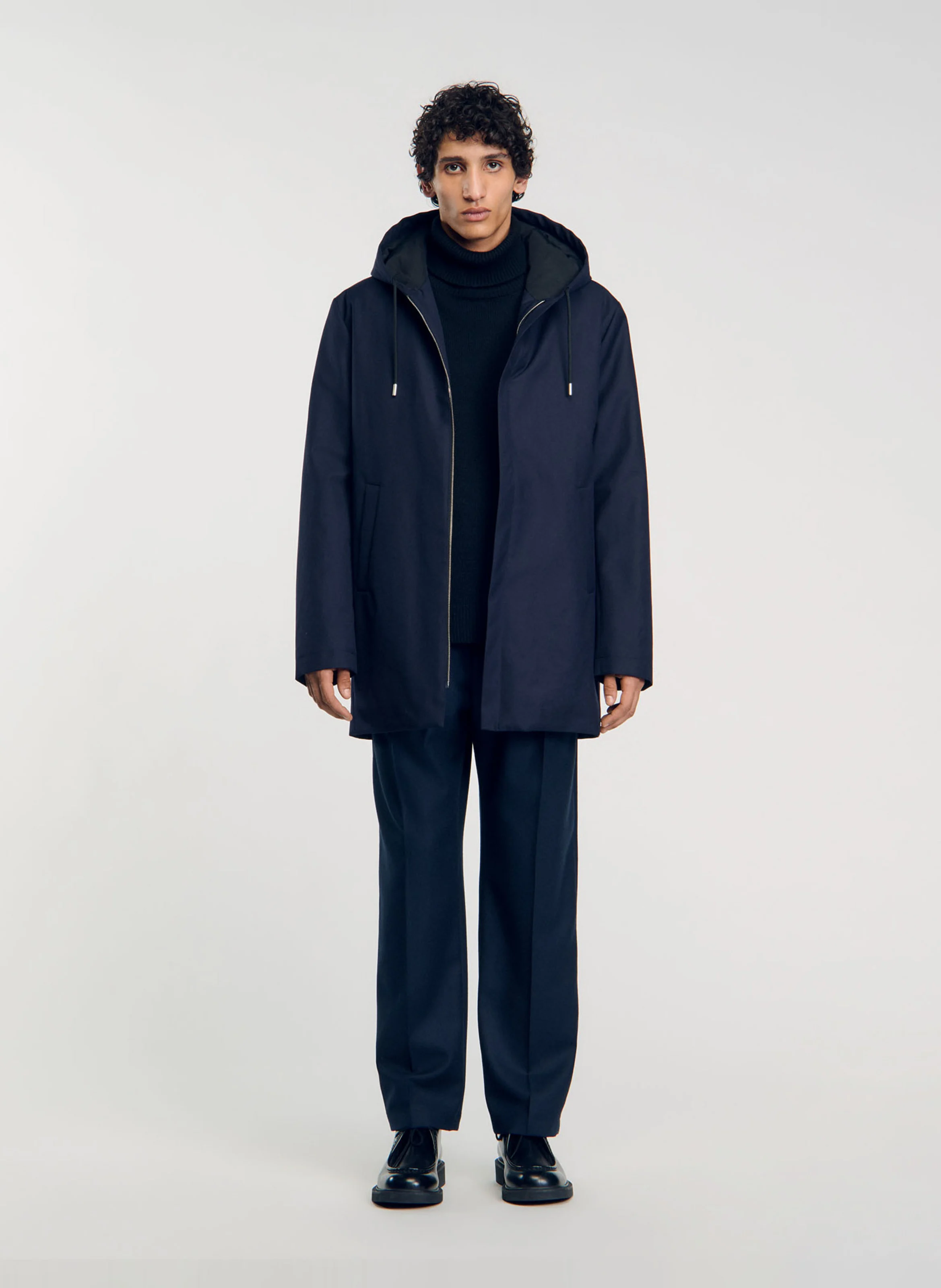 Parka à capuche | Bleu