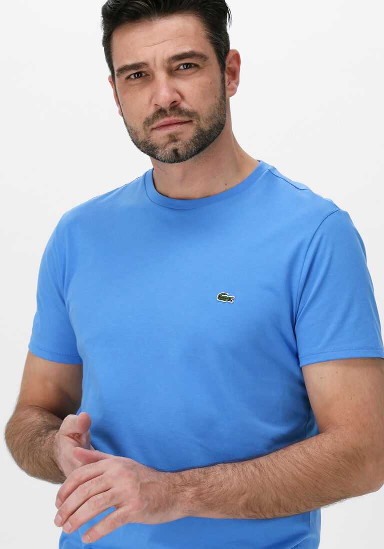 LACOSTE lichtblauwe lacoste t-shirt 1ht1 men's tee-shirt 1121