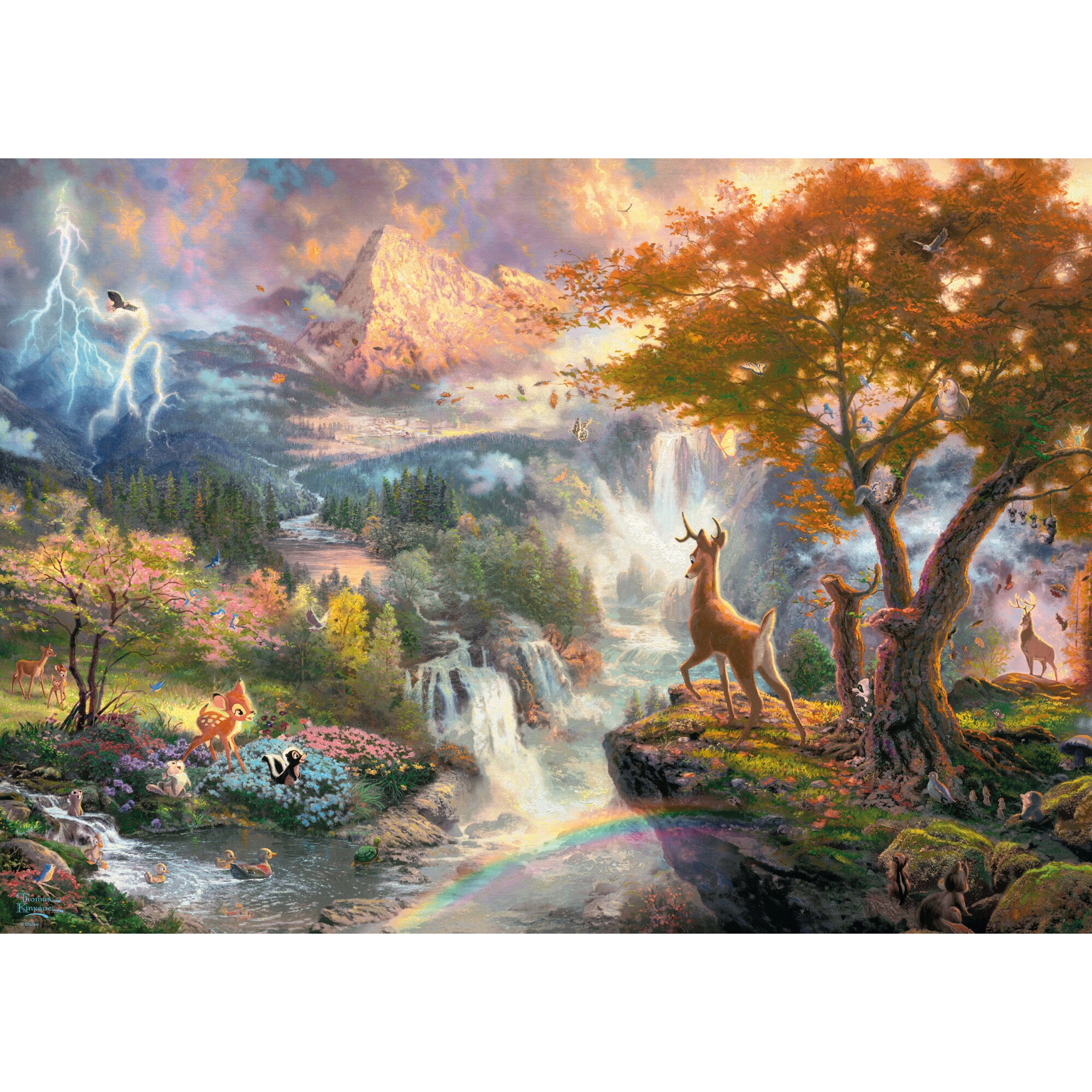 Schmidt Spiele Puzzle Puzzle Thomas Kinkade: Disney Bambi