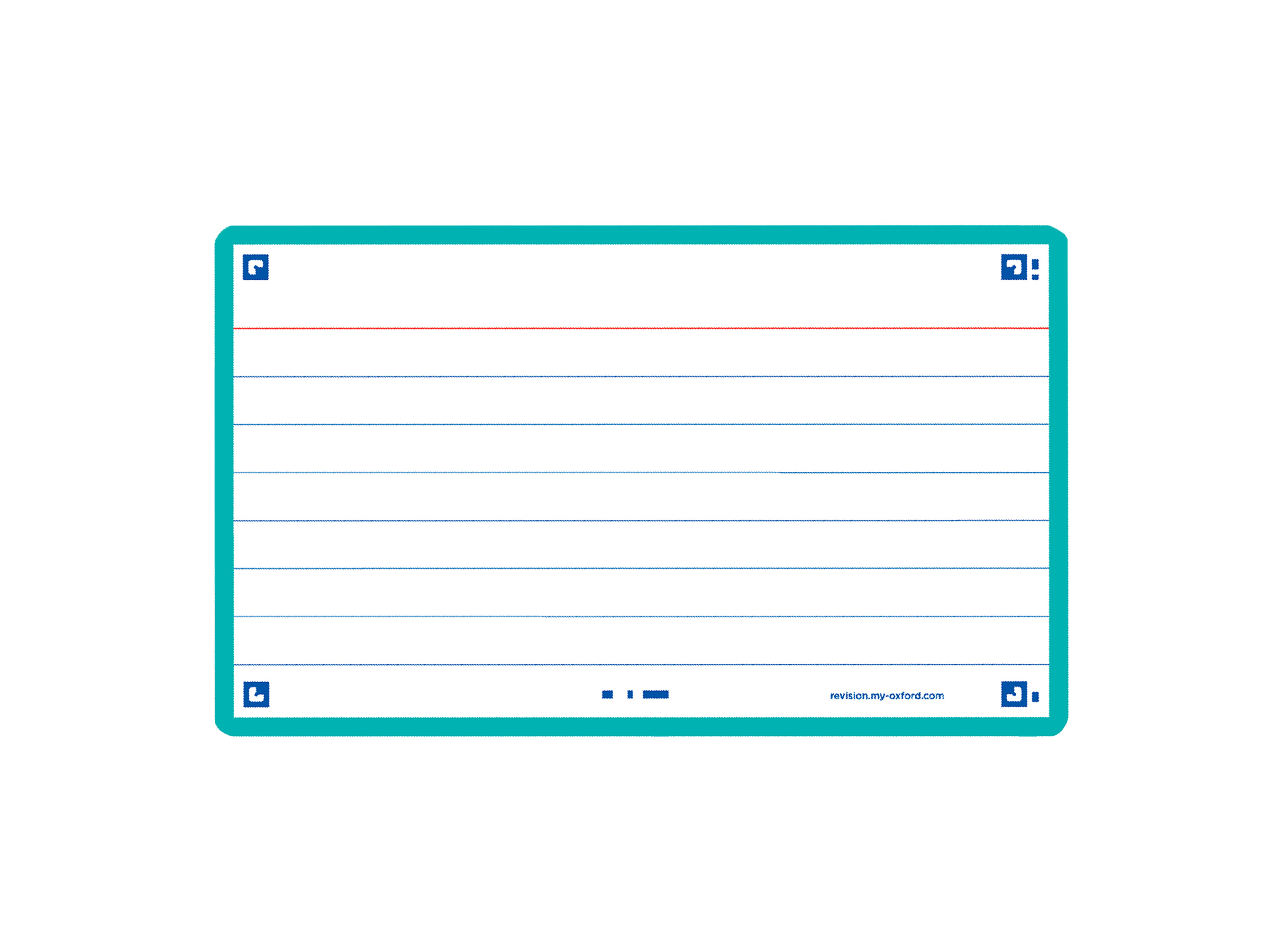 FLASHCARDS OXFORD 2.0 A7 ICE MINT 30 FOLHAS