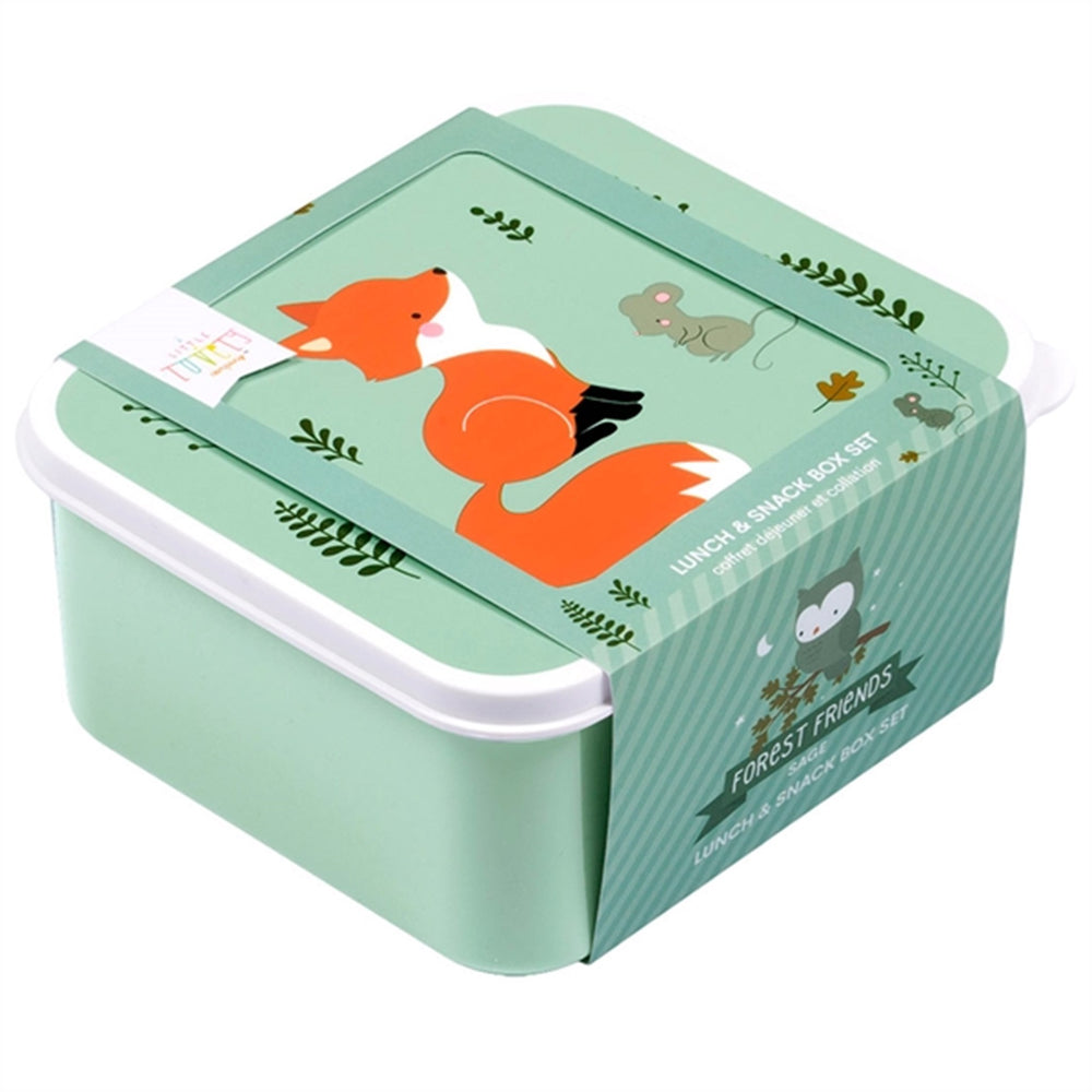Køb A Little Lovely Company Madkasse og Snackbox Forest Friends