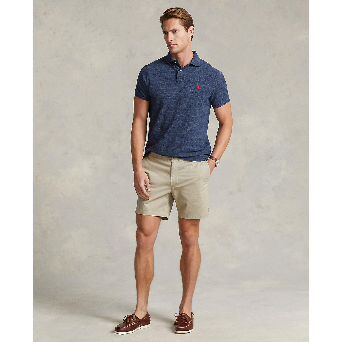 POLO RALPH LAUREN<br>Polo elegante em malha piqué