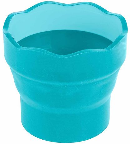 Faber-Castell Becher für Wasser/Pinsel - Clic&Go - Türkis