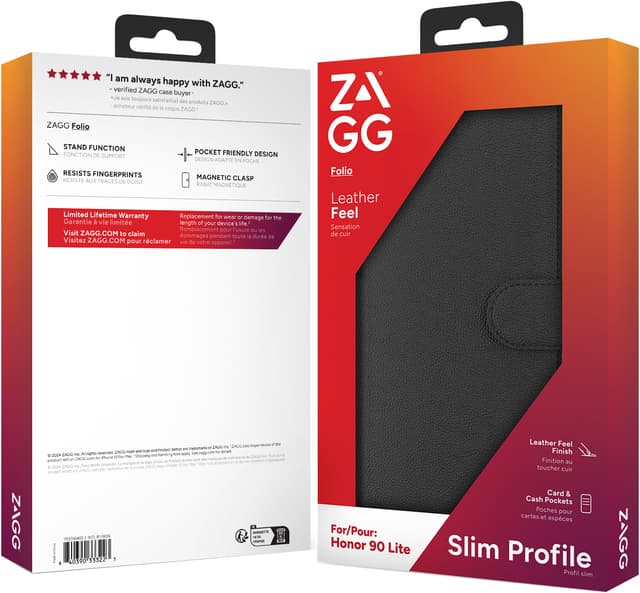 Zagg Honor 90 Lite pungetui (sort)