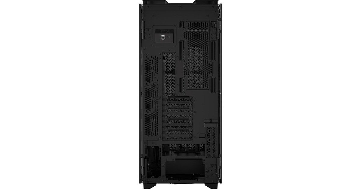CorsairiCUE LINK 9000D RGB AIRFLOW big tower behuizing  (Zwart | 4x USB-A | 2x USB-C | Tempered Glass)