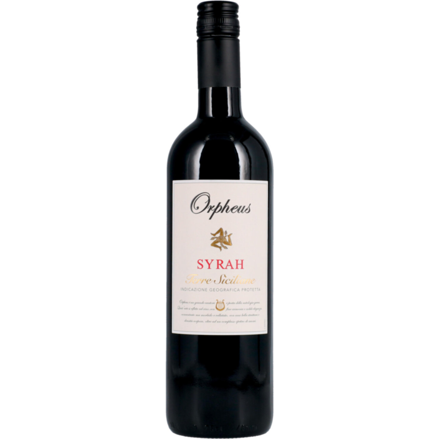 Syrah Terres Siciliane Orpheus -75cl