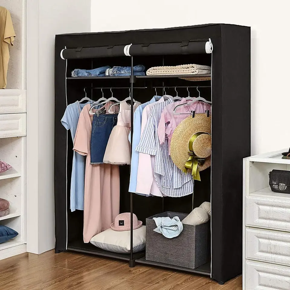 Parya Home - Opvouwbare Garderobekast - Zwart