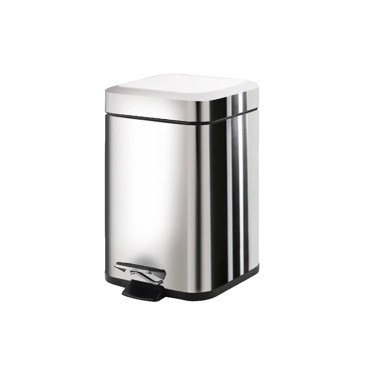 Kiamami Valentina Poubelle carrée à pédale - 3L
