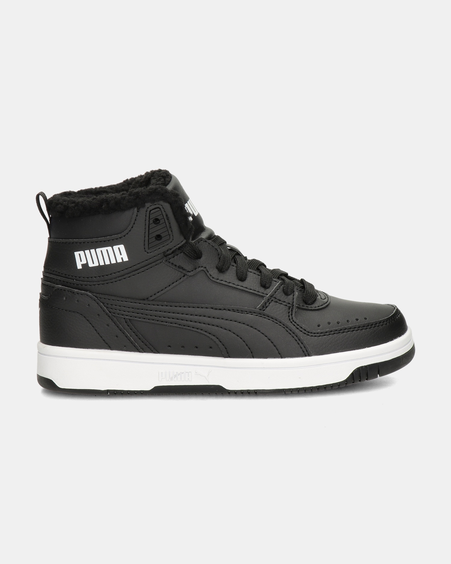 Puma Rebound Joy Fur Hoge sneakers  - zwart