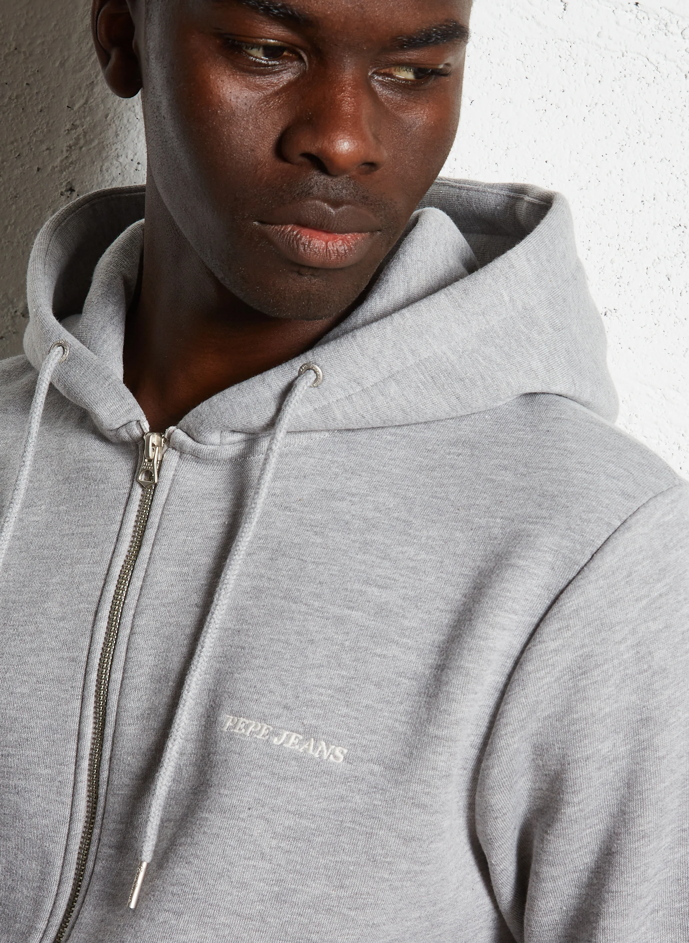 Sweat en coton mélangé | Gris
