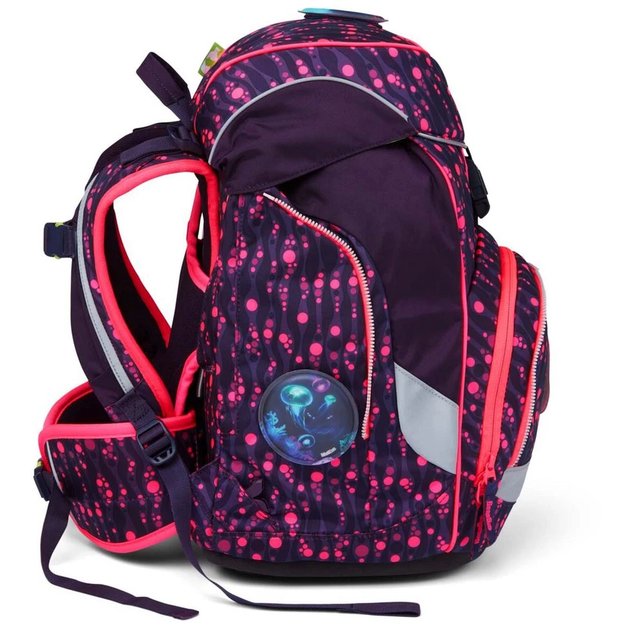 Ergobag Pack LUMI - Schulrucksack Set 6tlg. Bärmuda Viereck (2021)
