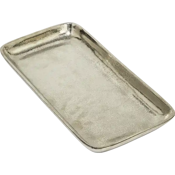 Metalltablett Champagner