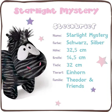 NICI Einhorn Starlight Mystery, 32 cm