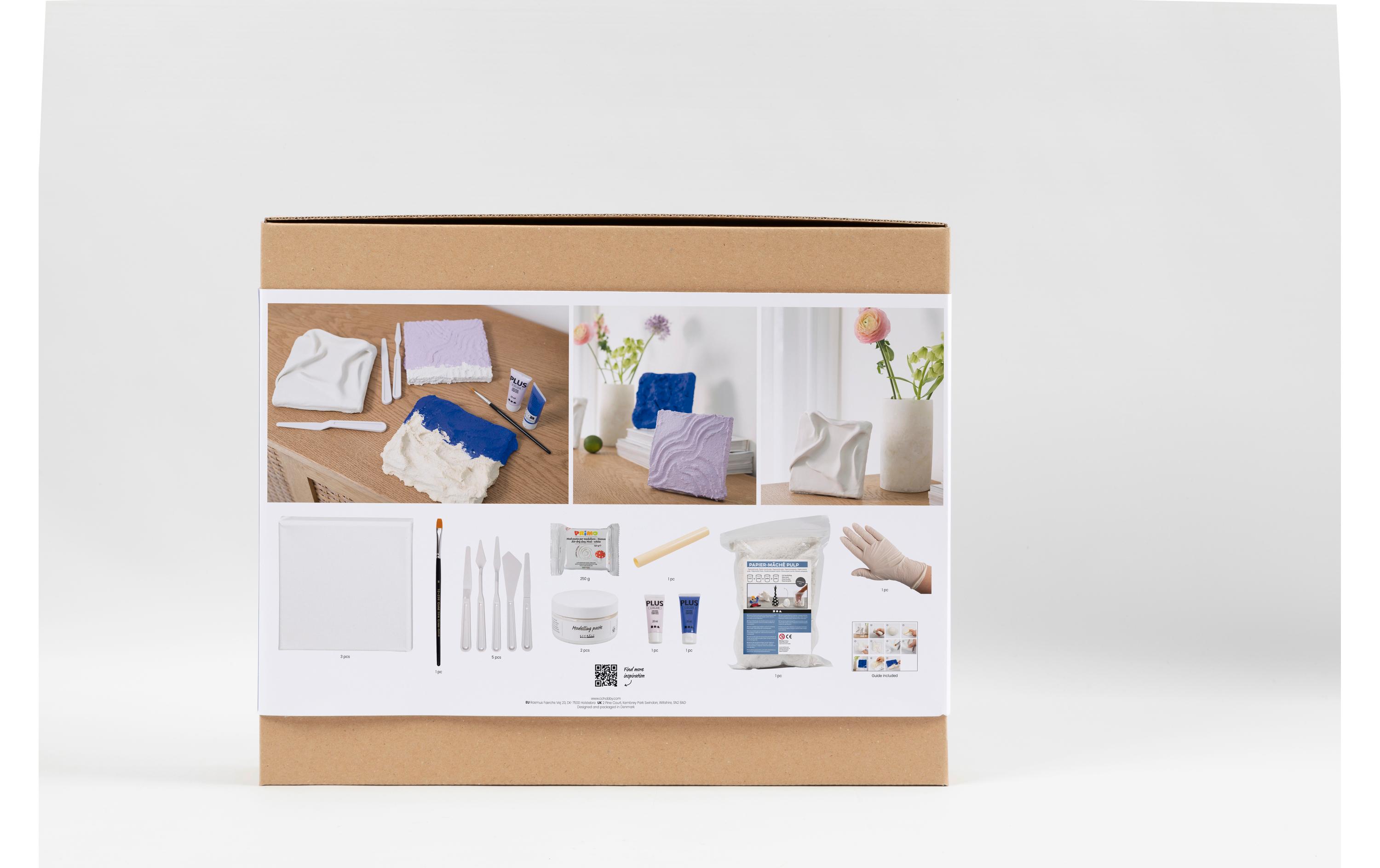 Modellier-Set Wandschmuck Blau/ViolettMaxi Kreativ Set