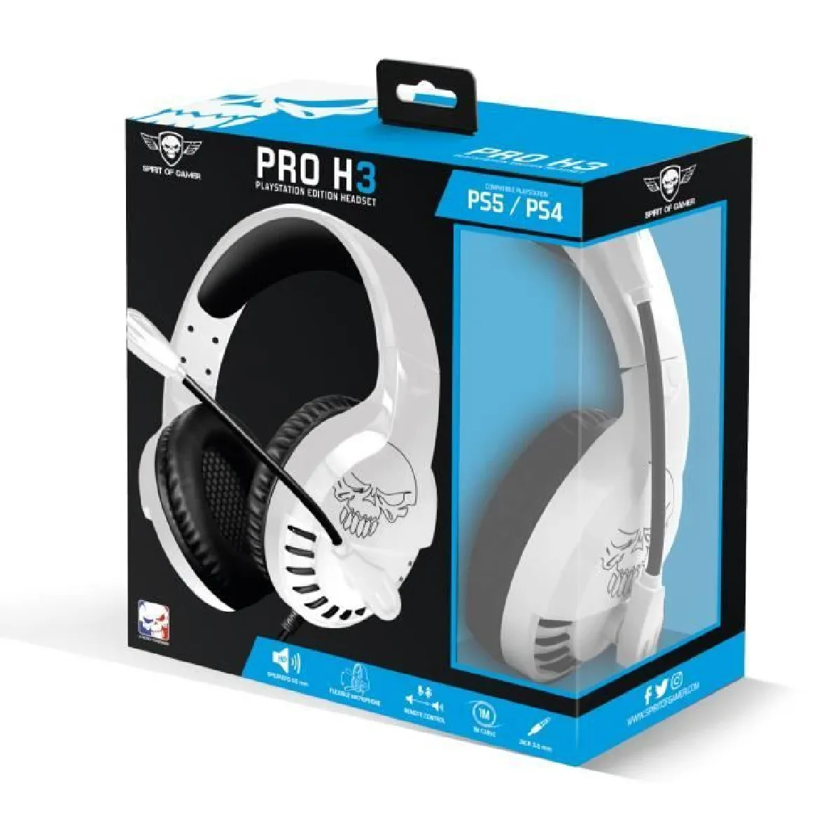 Spirit of Gamer PRO-H3 Blanc
