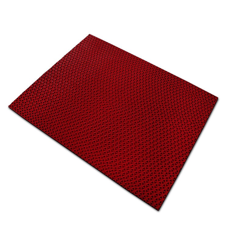 Hygiënemat voor blote voeten, UV-bestendig, rood, 90 x 300 cm