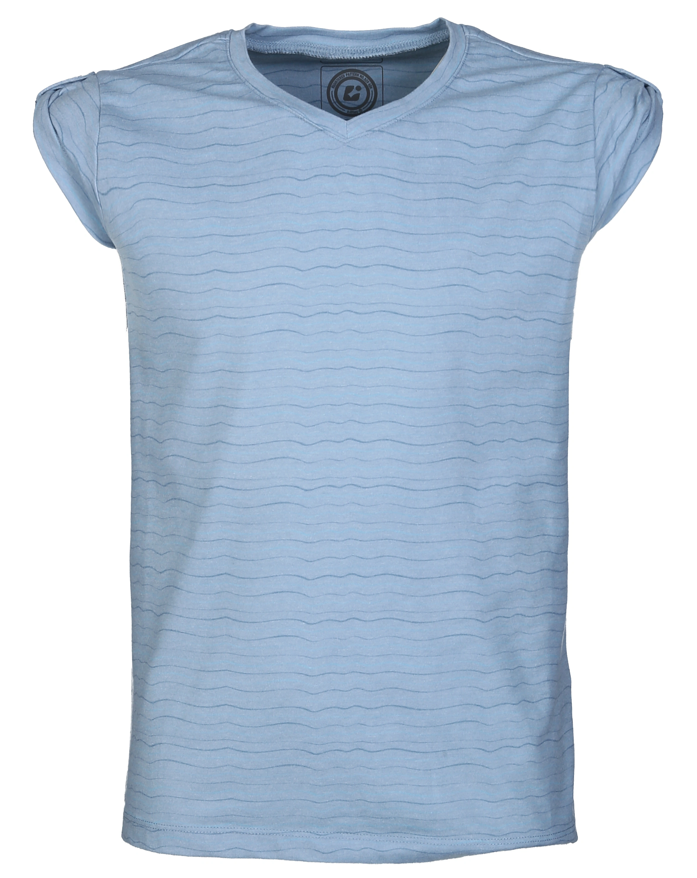 T-Shirt KOS 199 GRLS in hell stahlblau