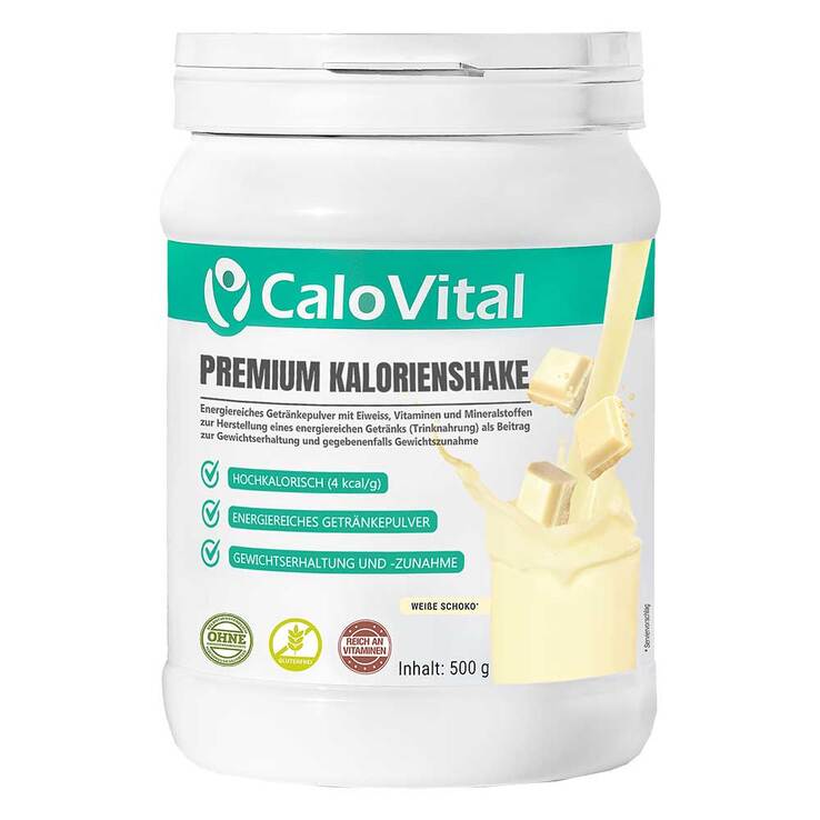 Calovital Premium Kalorienshake weiße Schoko.Pulver , 500 g