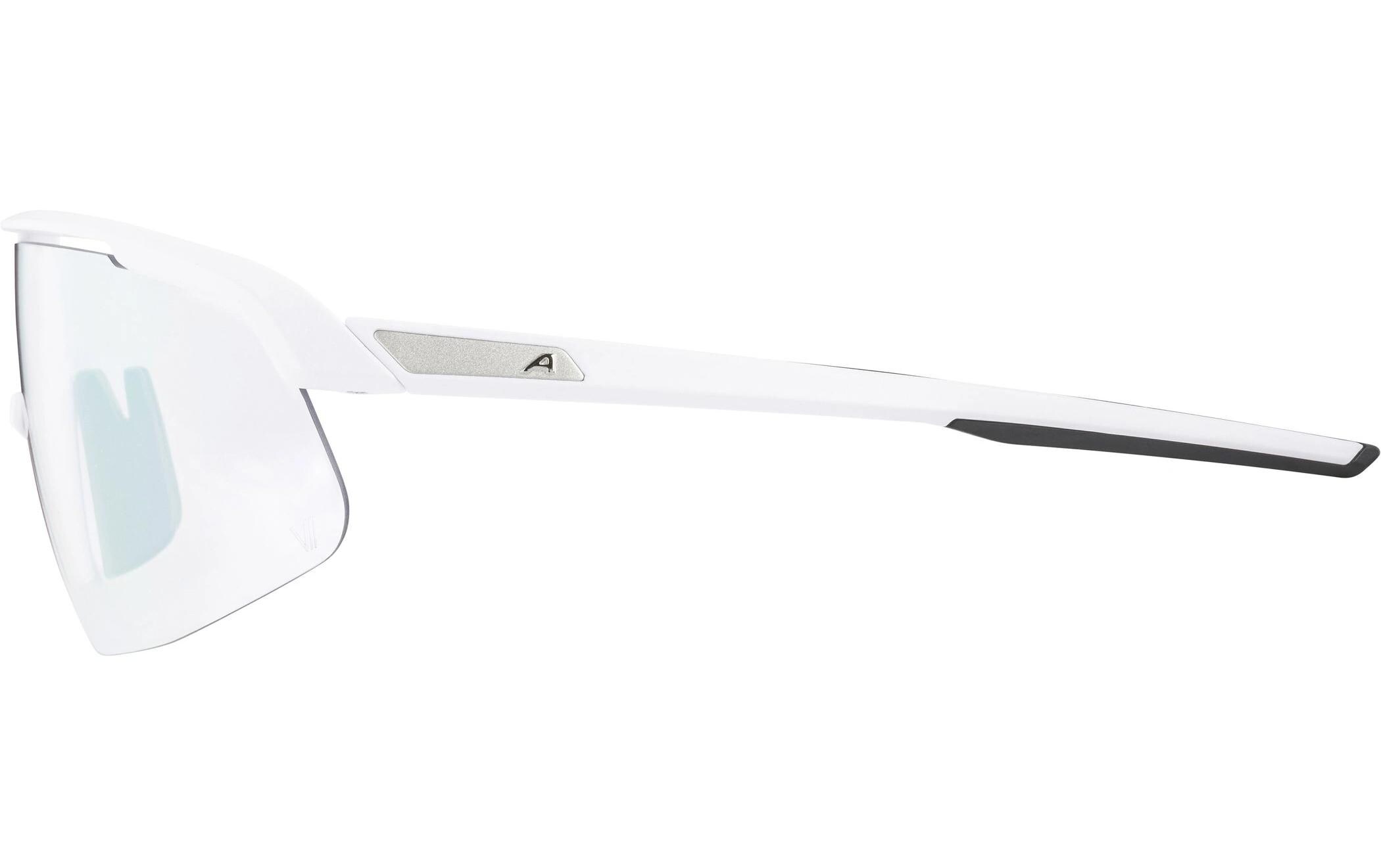 Sportbrille Turbo Pro S V - Weiss matt<br>Velobrille Cat.0-3