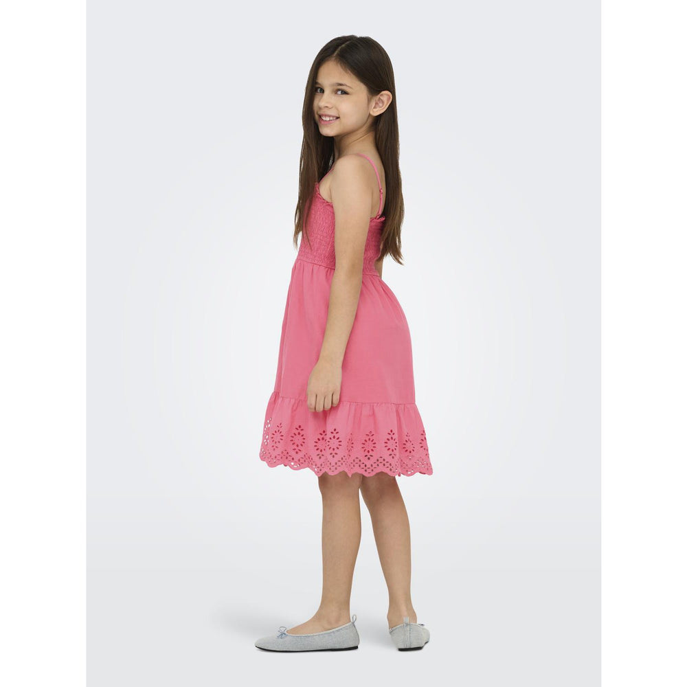 Køb kids ONLY Camellia Rose Lou Life Embroidery Smock Kjole