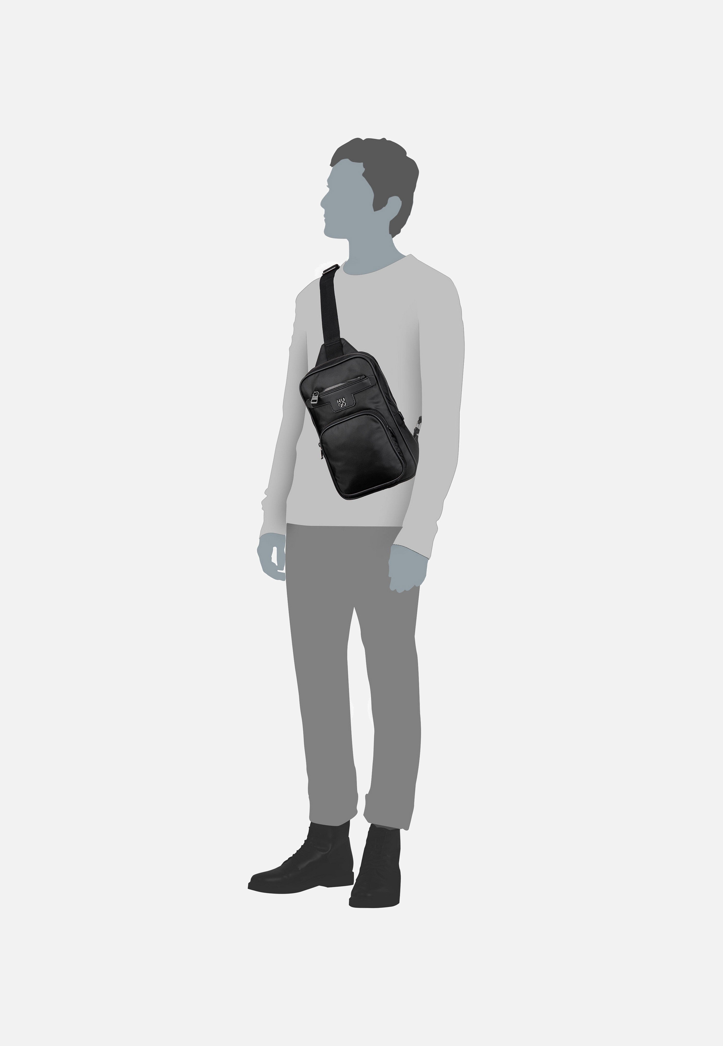 Nesh N Monostrap 50541943 Black - Sling Bag