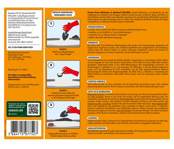 PROTECT HOME Wühlmaus und Maulwurf Blocker,