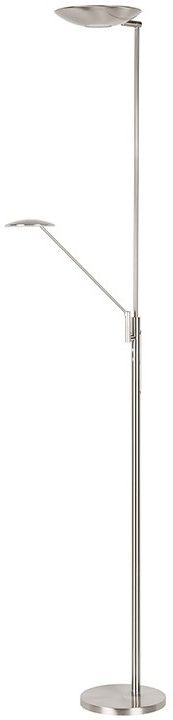 Vloerlamp Zilver Geneva ⌀23  x H184 cm