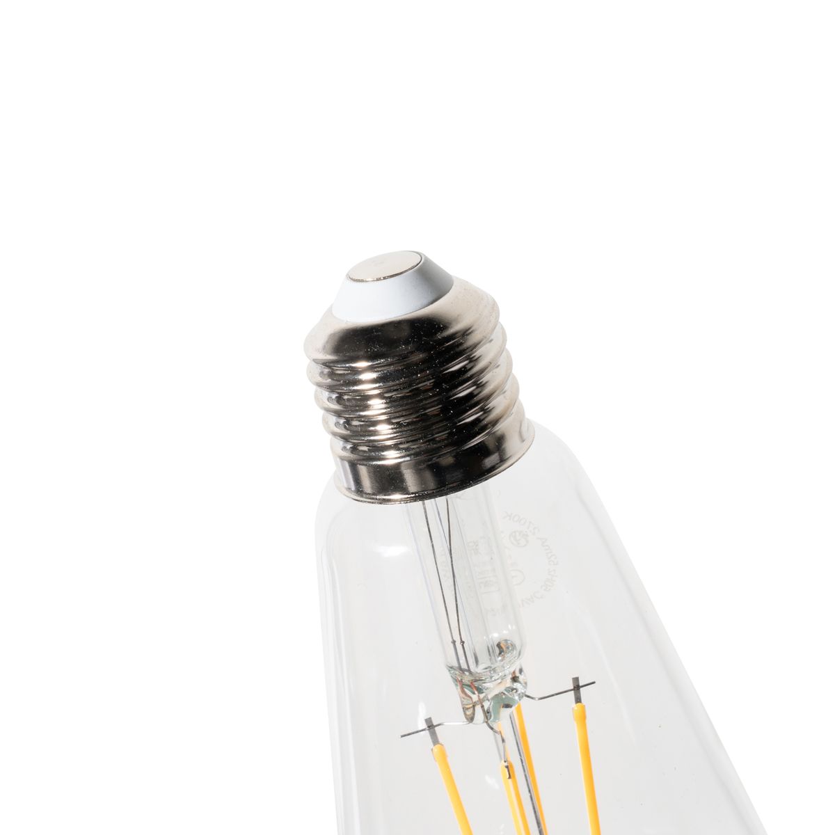 E27 3-staps dimbaar LED lamp ST64 clear 6W 700 lm 2700K